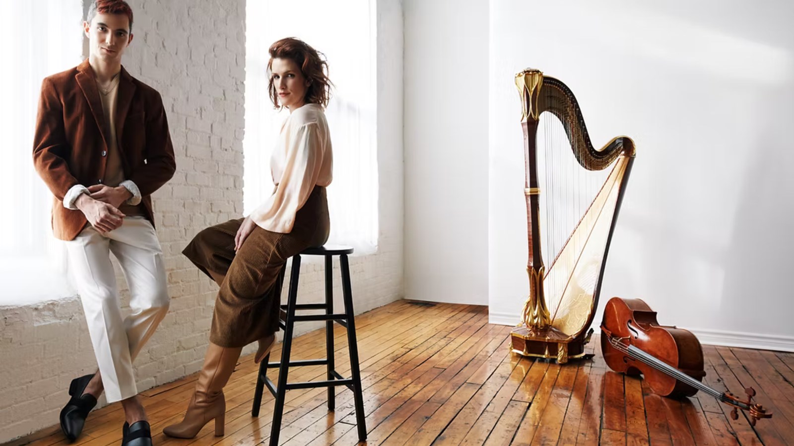 Valérie Milot, harpiste et Stéphane Tétreault, violoncelliste y joueront le 23 juillet