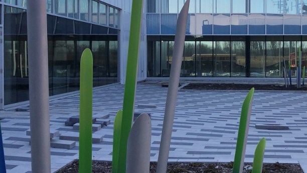 Le chantier de l'école secondaire de la Baie-St-François avance bien 