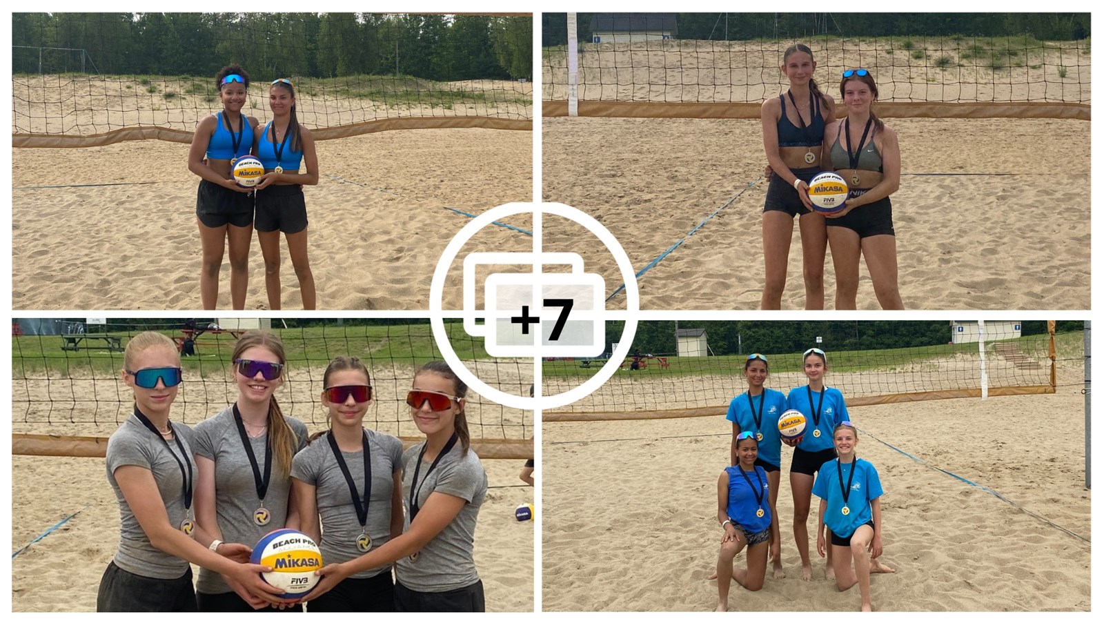 Un premier tournoi régional jeunesse de volleyball de plage réussi