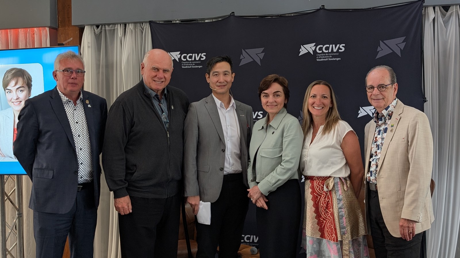 Christine Fréchette rencontre les entrepreneurs de Vaudreuil-Soulanges