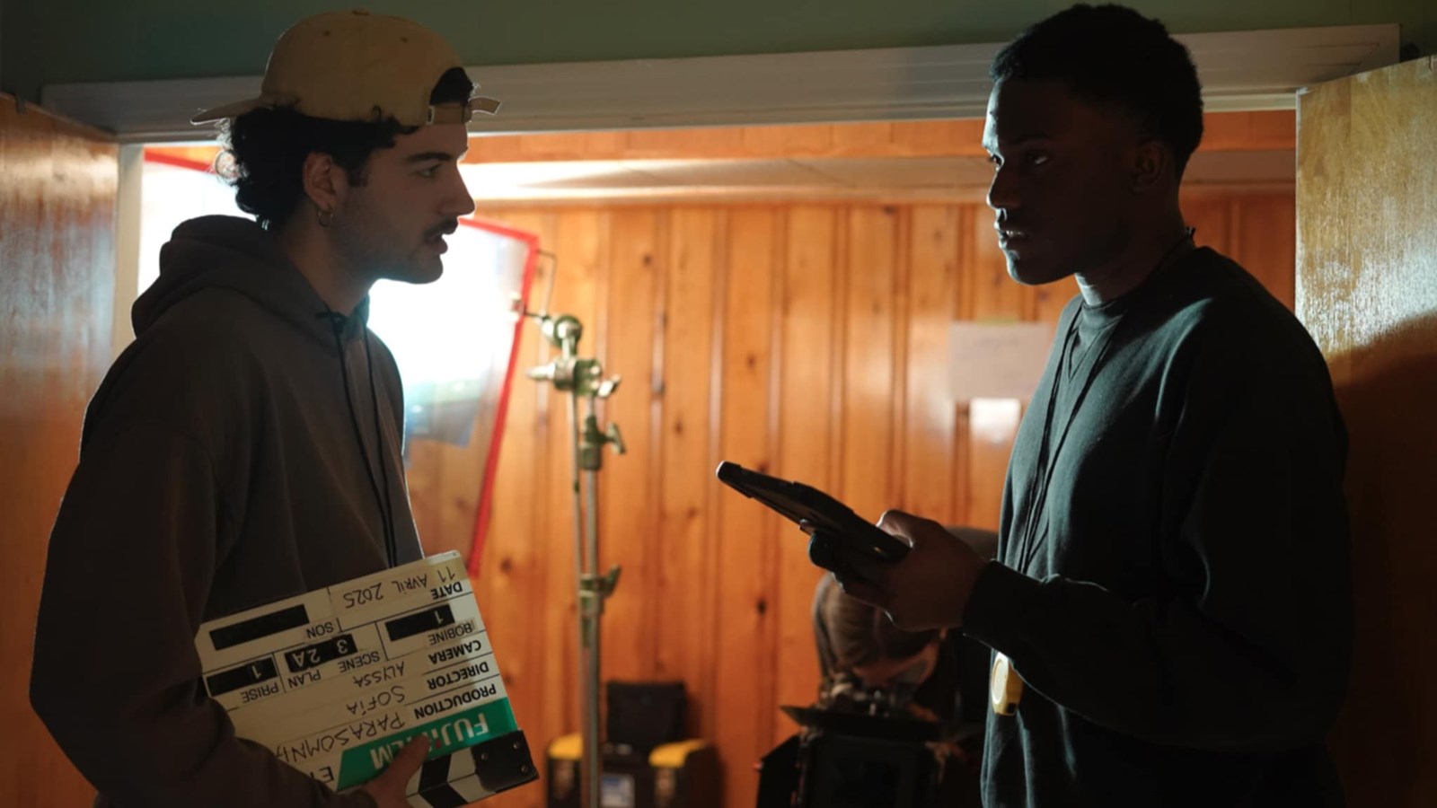 Olivier Jean, assistant réalisateur sur le tournage du film Parasomnia, son projet de mi-parcours à l'UDM.