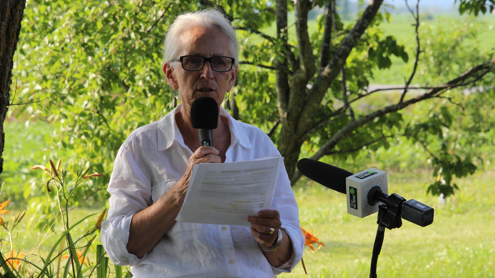 Marie-Louise Séguin, l’une des fondatrices de L'Esker de Vaudreuil-Soulanges.