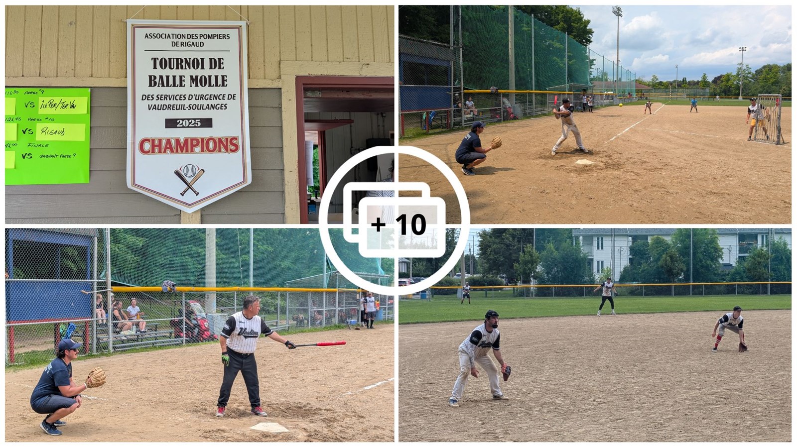 Une première édition réussie pour le tournoi de balle-molle des services d’urgence