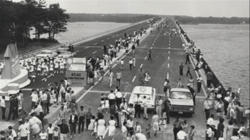 Le pont de l'Île-aux-Tourtes d'hier à aujourd'hui