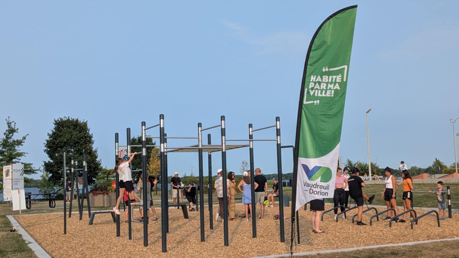 Vaudreuil-Dorion inaugure son premier module d'entraînement extérieur