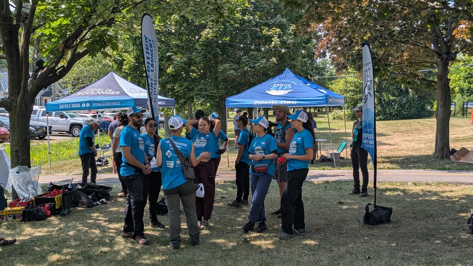 Pointe-des-Cascades donne le coup d’envoi à l’Expédition Saint-Laurent