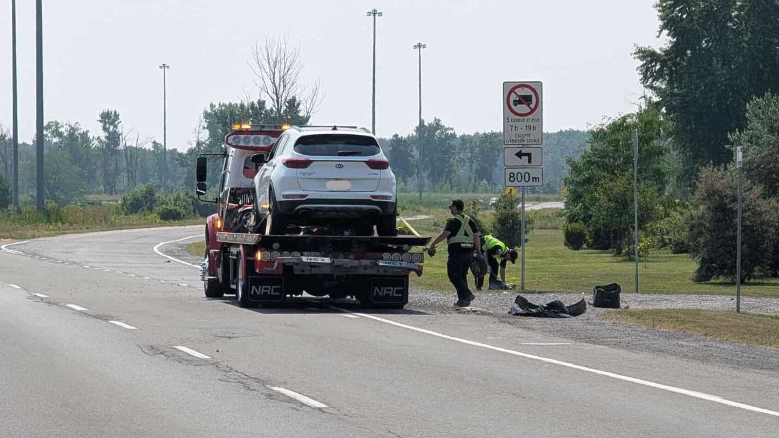 Accident quadriporteur VS voiture: décès d'un octogénaire 