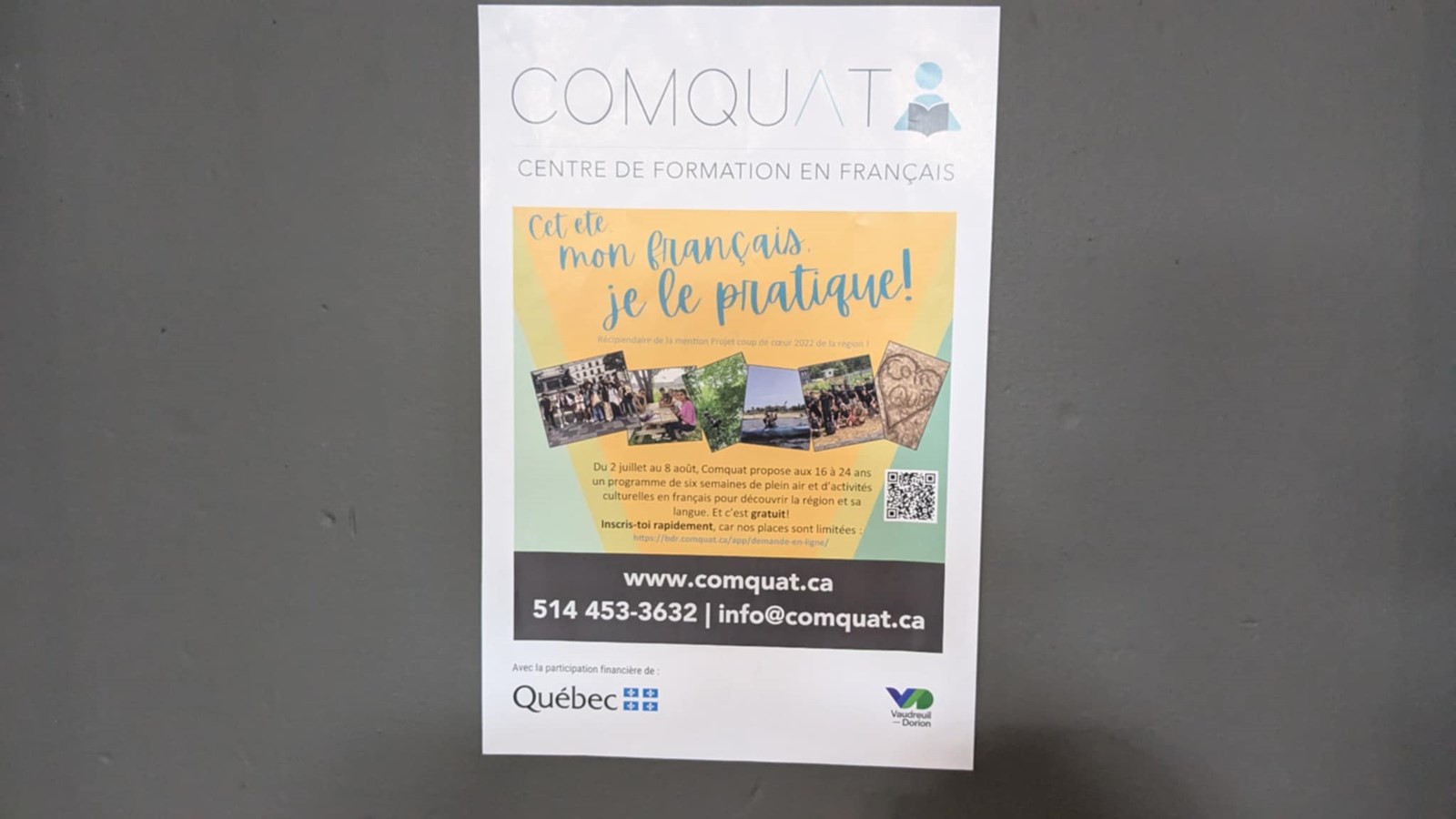 Cet été, mon français je le pratique: un projet qui ne cesse de grandir