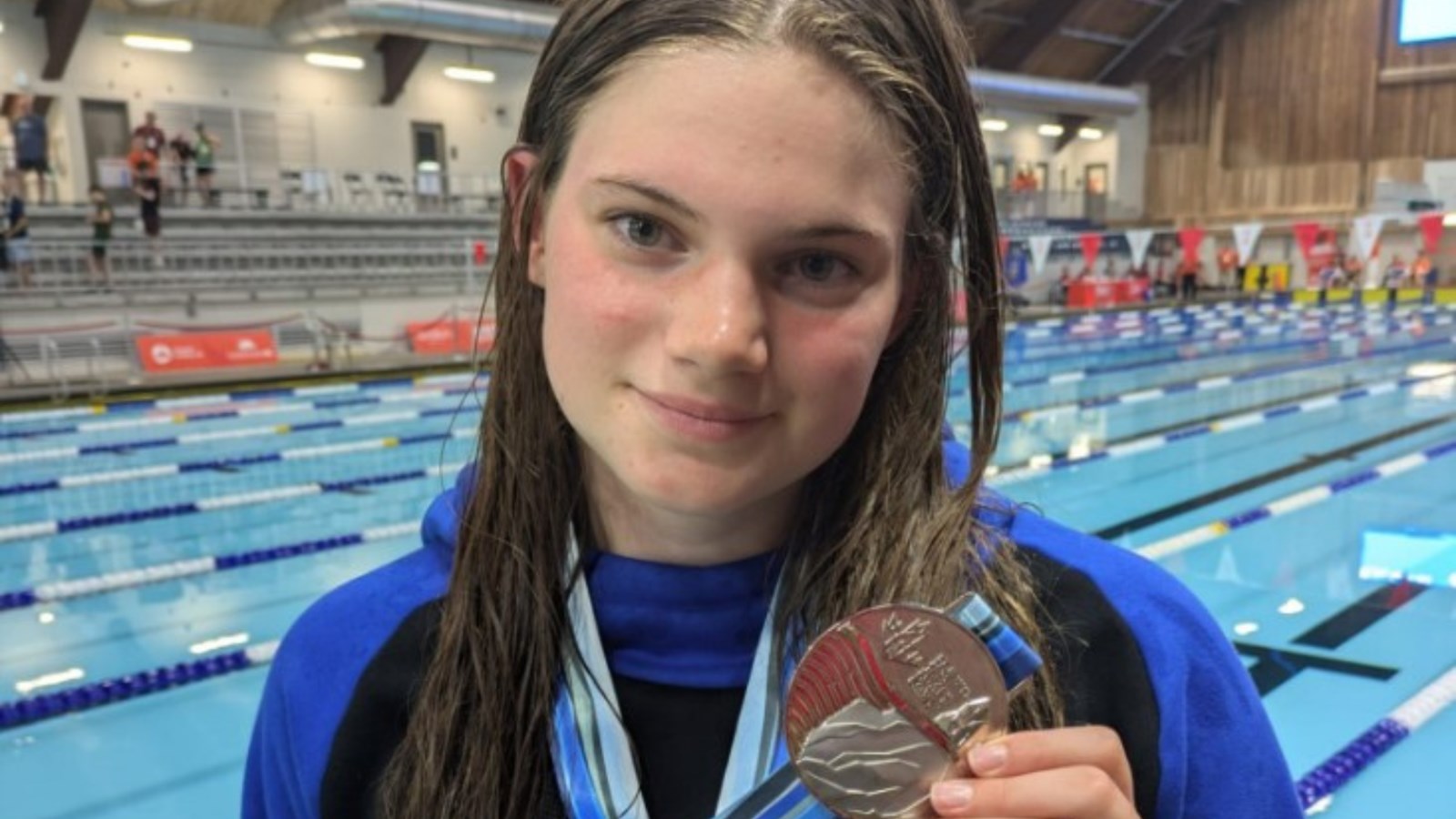 Une médaille supplémentaire pour une nageuse d'Hudson 