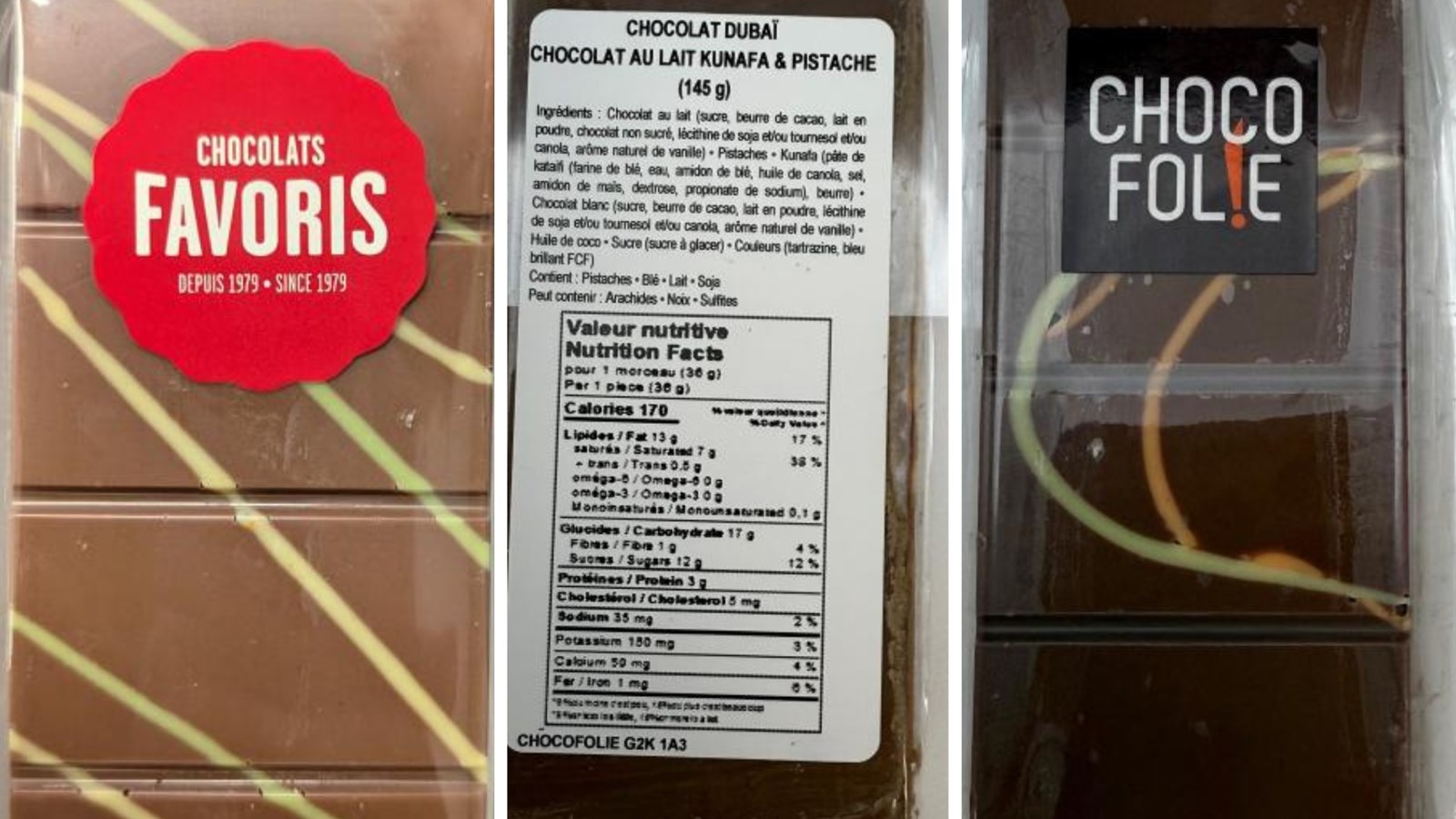 Chocolats Favoris procède au rappel d'un des produits vendus en boutique