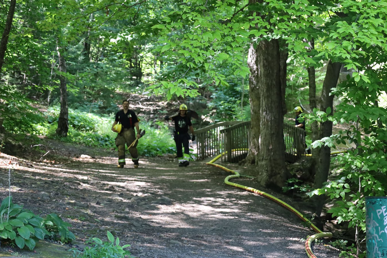 Un feu rapidement éteint dans la montagne de Rigaud