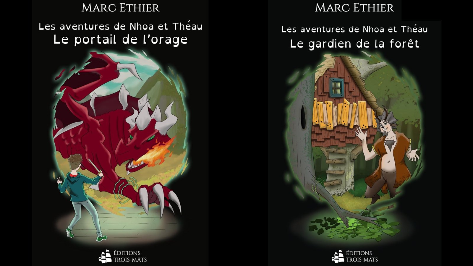 Les aventures de Nhoa et Théau : une série jeunesse adaptée aux enfants dyslexiques