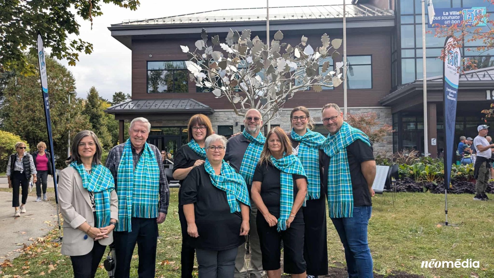 Une oeuvre d'art qui rend hommage aux familles pionnières de Saint-Lazare
