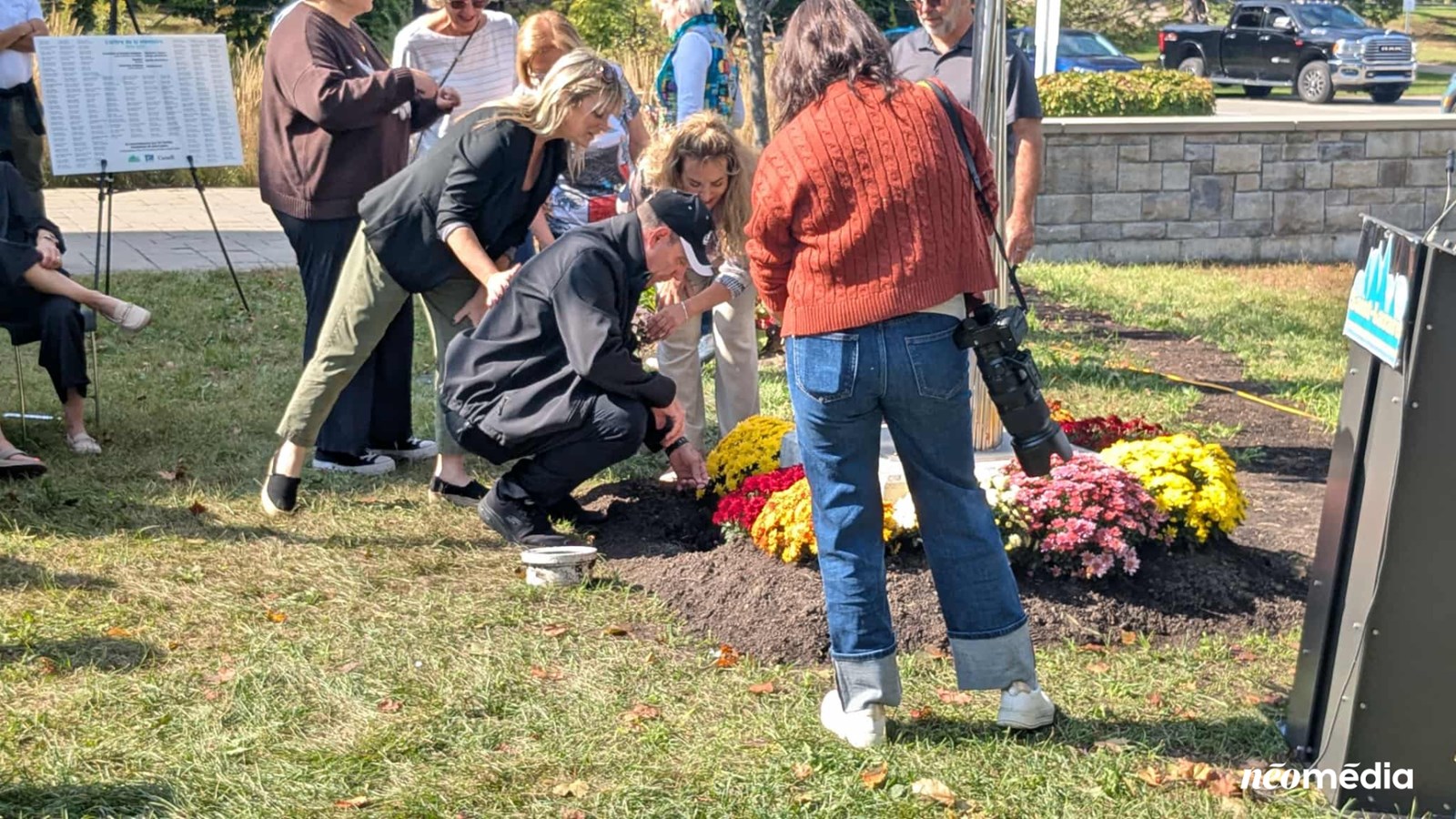 Une oeuvre d'art qui rend hommage aux familles pionnières de Saint-Lazare