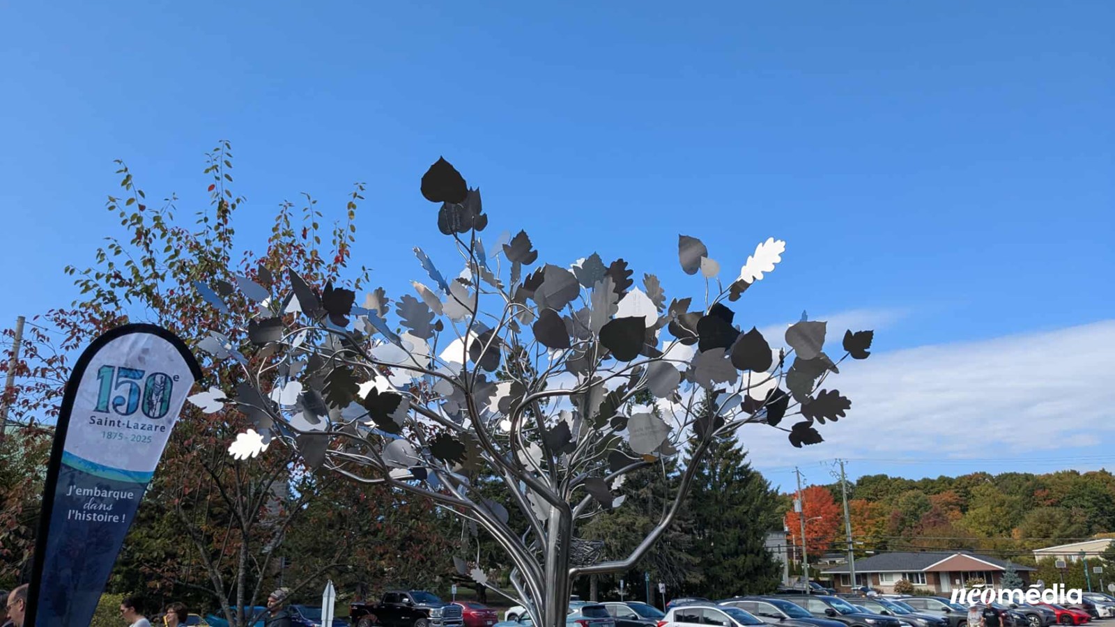 Une oeuvre d'art qui rend hommage aux familles pionnières de Saint-Lazare