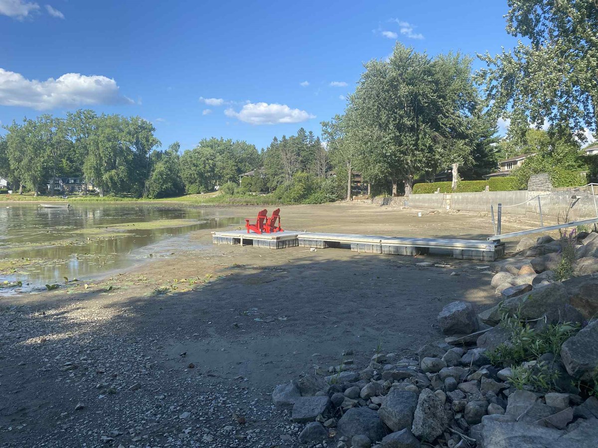 Augmentation temporaire du niveau du lac Saint-Louis
