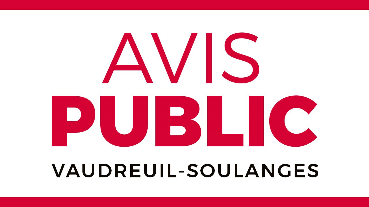 Avis Public - Règlement numéro 255-1