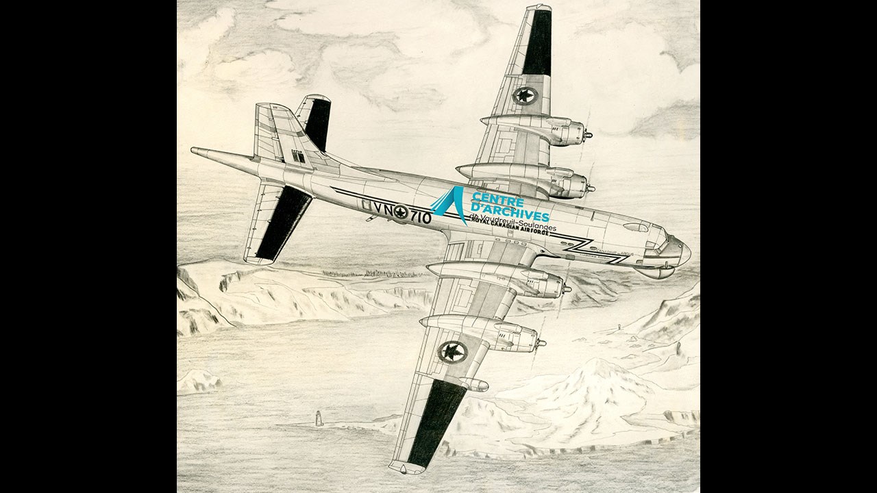 Dessin du VN 710 Canadian Air Force.