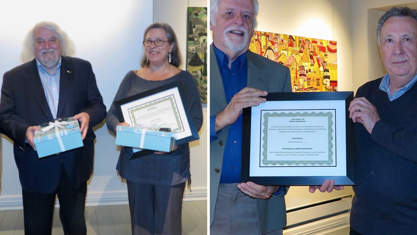 Deux lauréats pour le Prix annuel du Mérite patrimonial