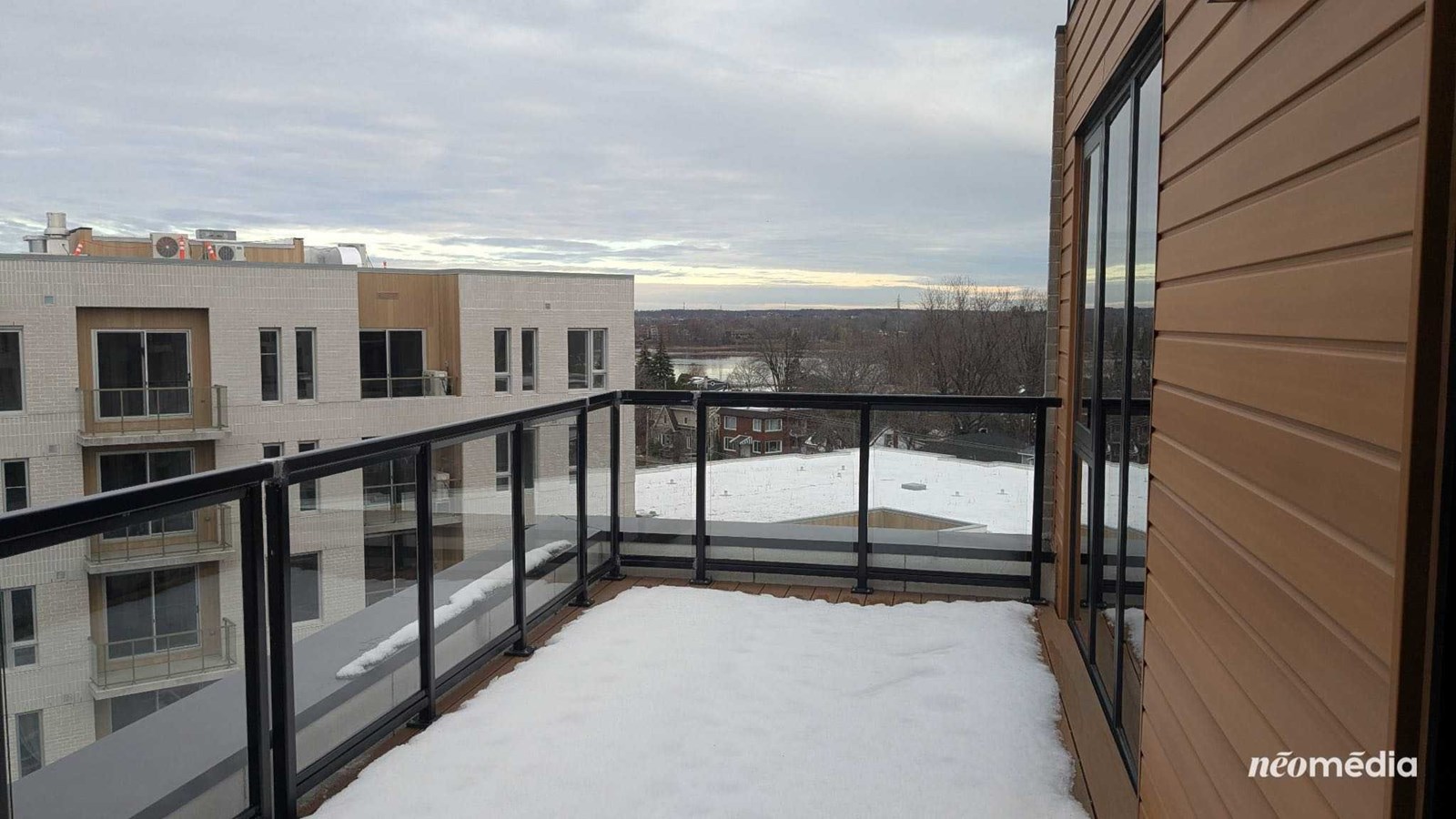 Chaque logement est muni d'un grand balcon