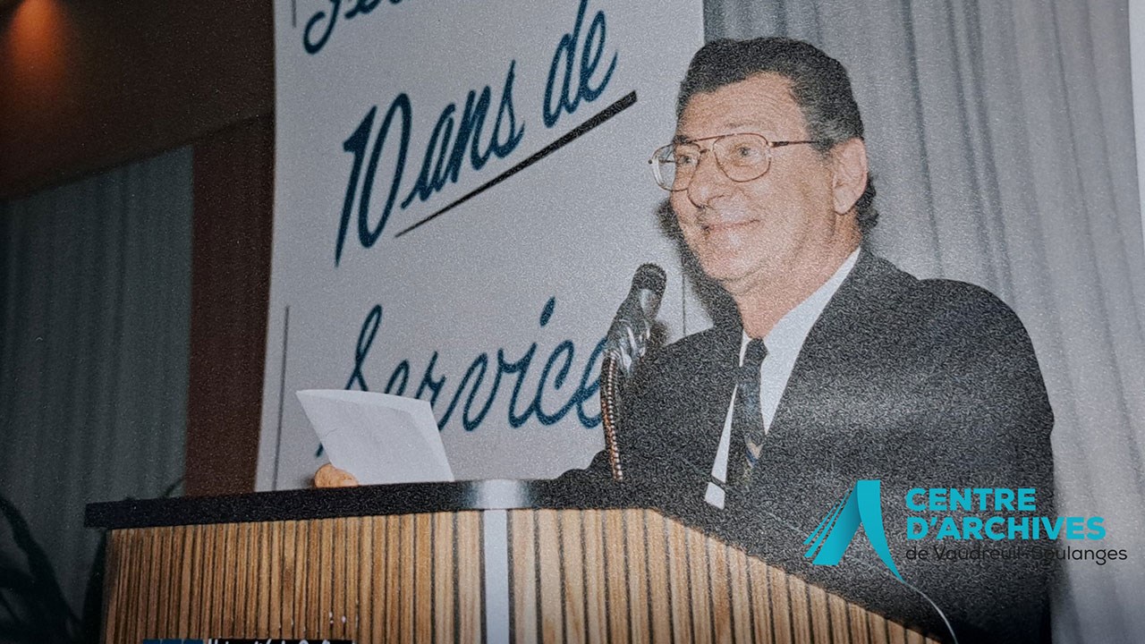 Pierre Patry, 10 ans de service à l’Université du Québec. 1984.