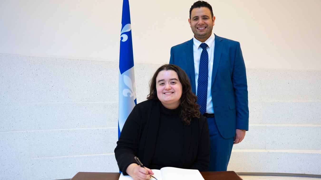 Ophélie Van Neste parle de son expérience au PEQ