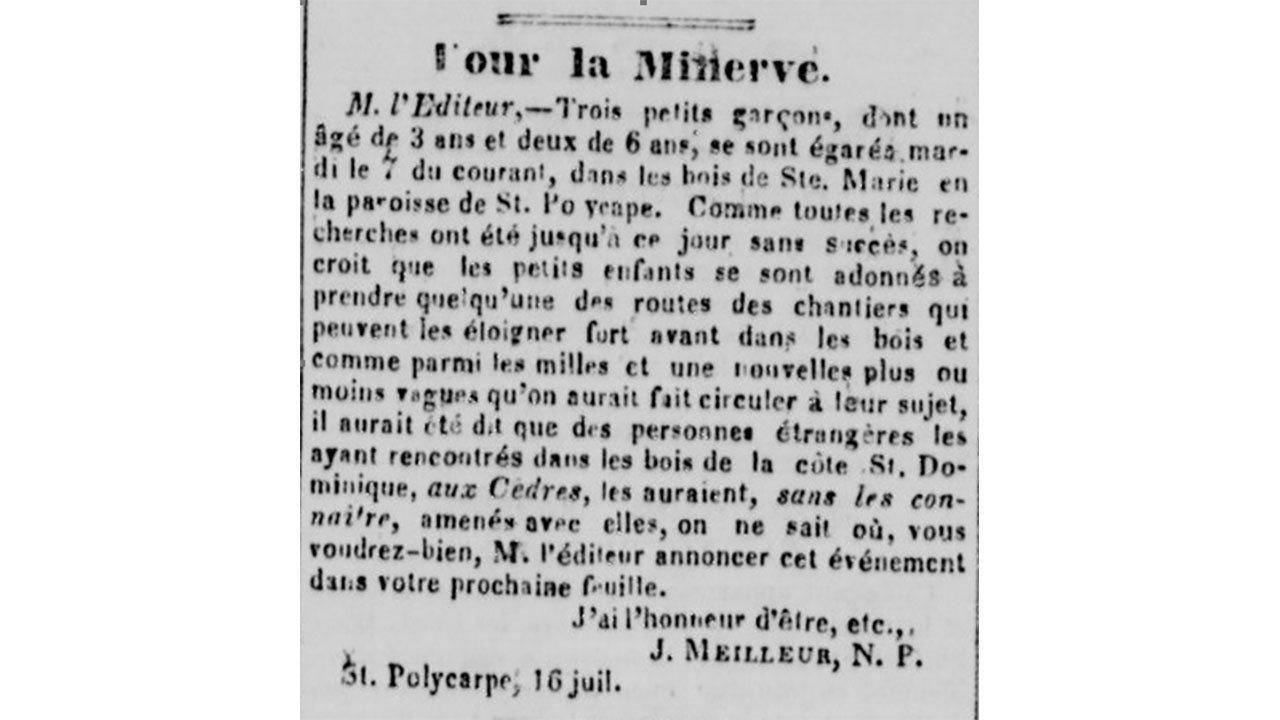  La Miverve, 20 juillet 1846, p. 2.