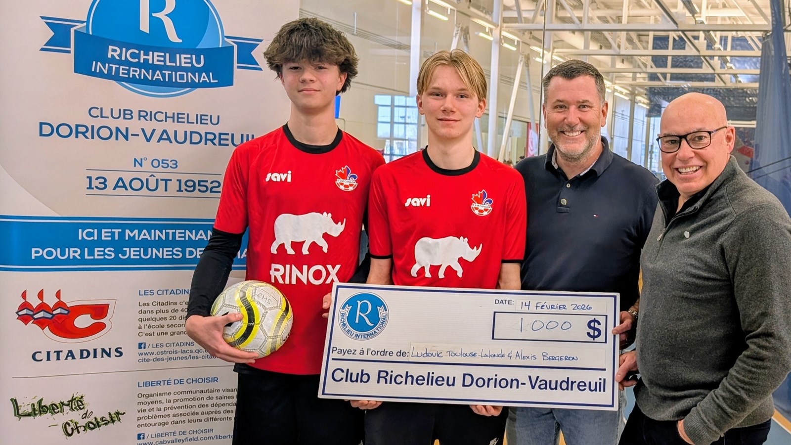 ESM: le club Richelieu contribue à l'aventure de deux talents