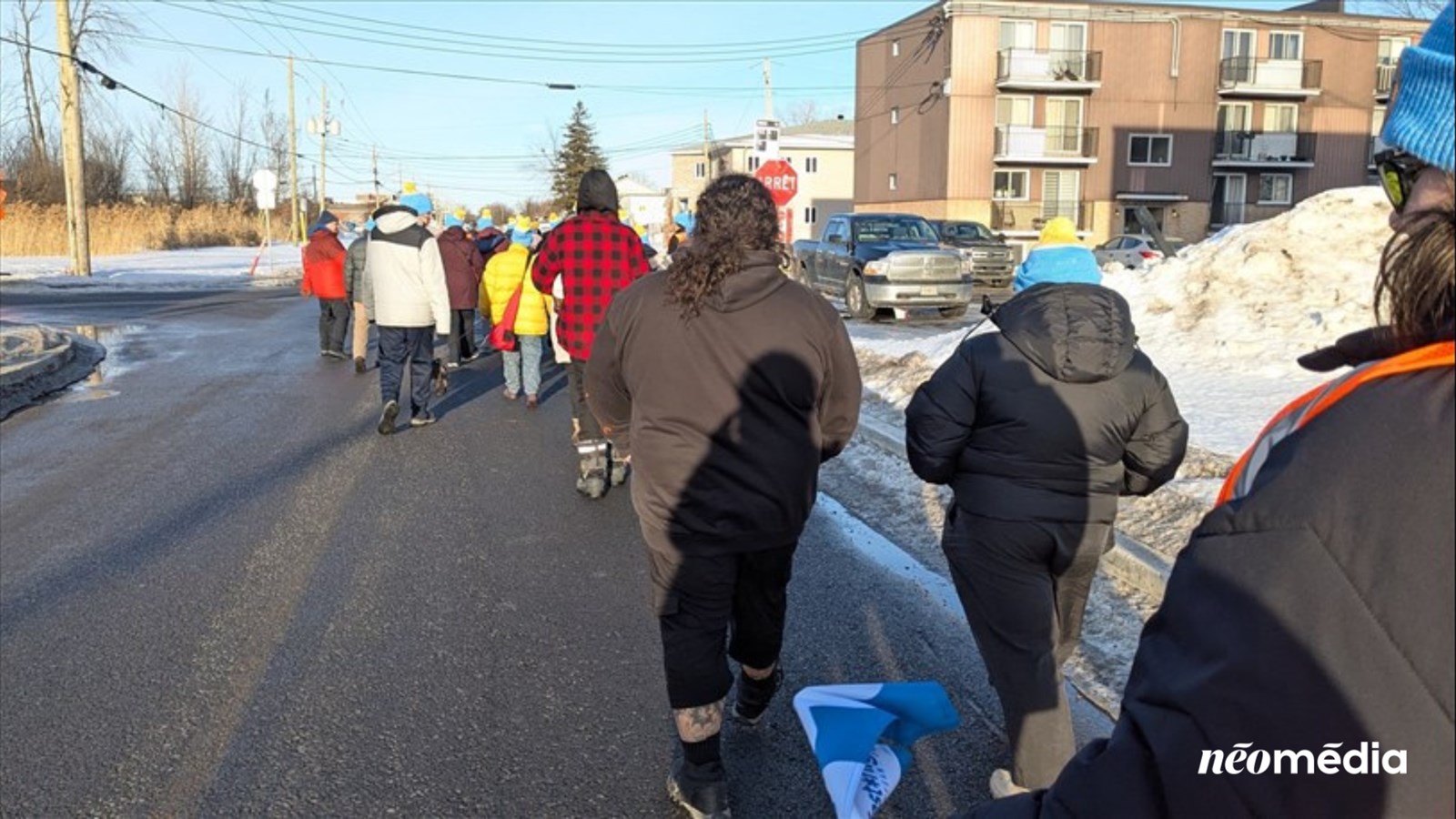Marcher pour faire comprendre les réalités de l'itinérance