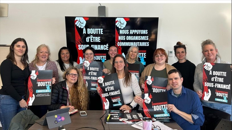 Le communautaire à boutte: le secteur tire l'alarme