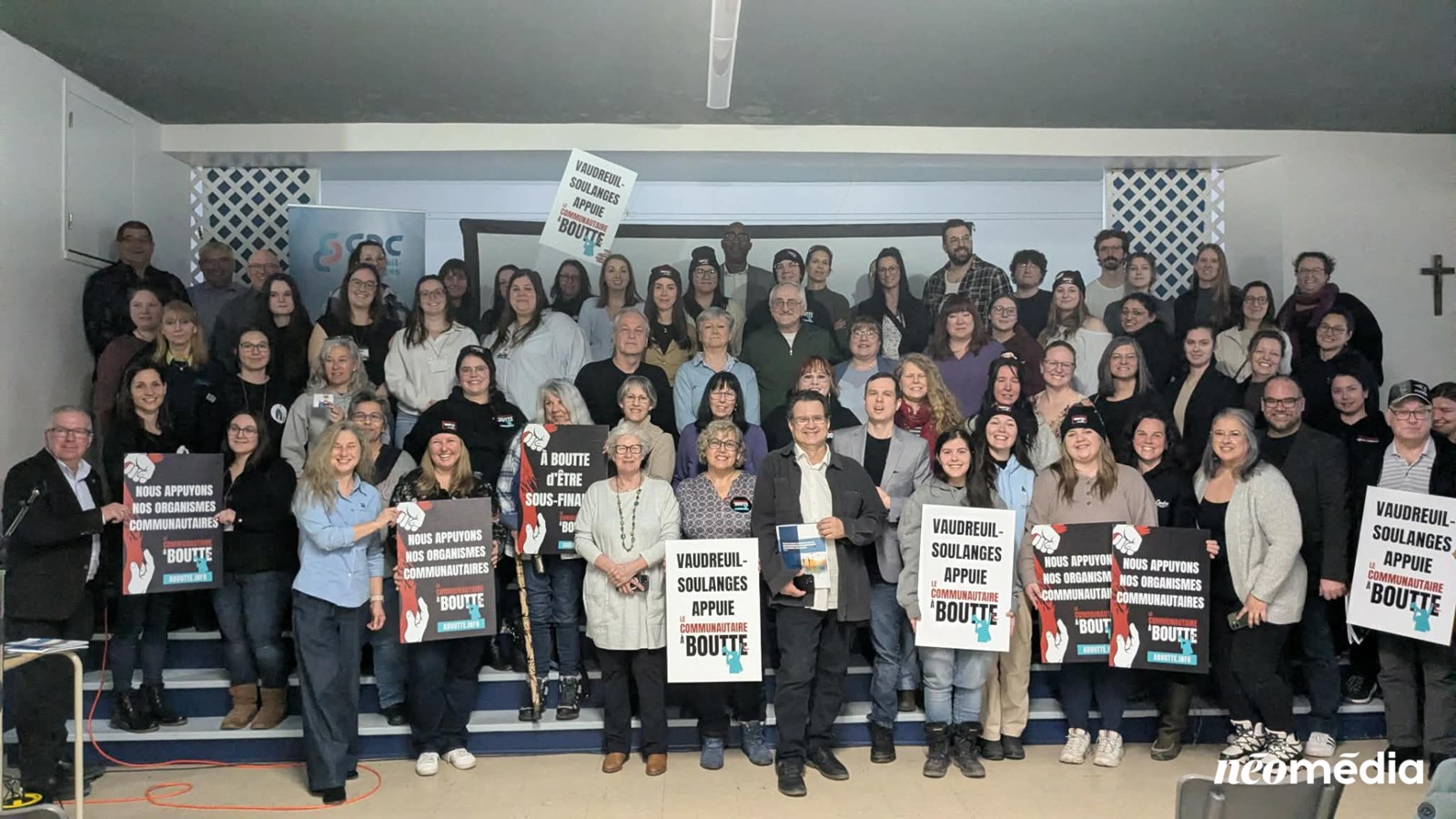 Le milieu communautaire de la région se mobilise et part en grève 