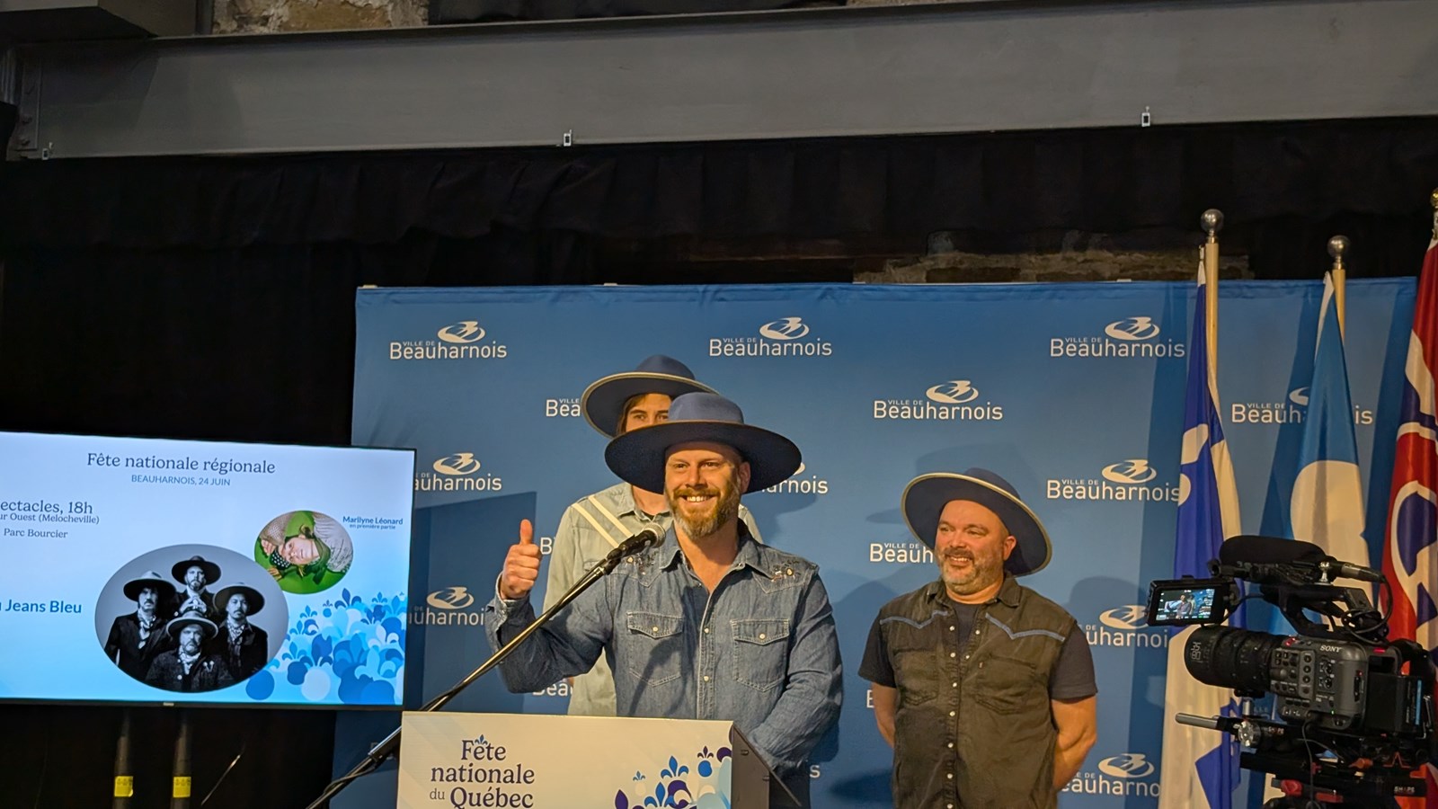 Fête nationale: Bleu Jeans Bleu en tête d'affiche à Beauharnois