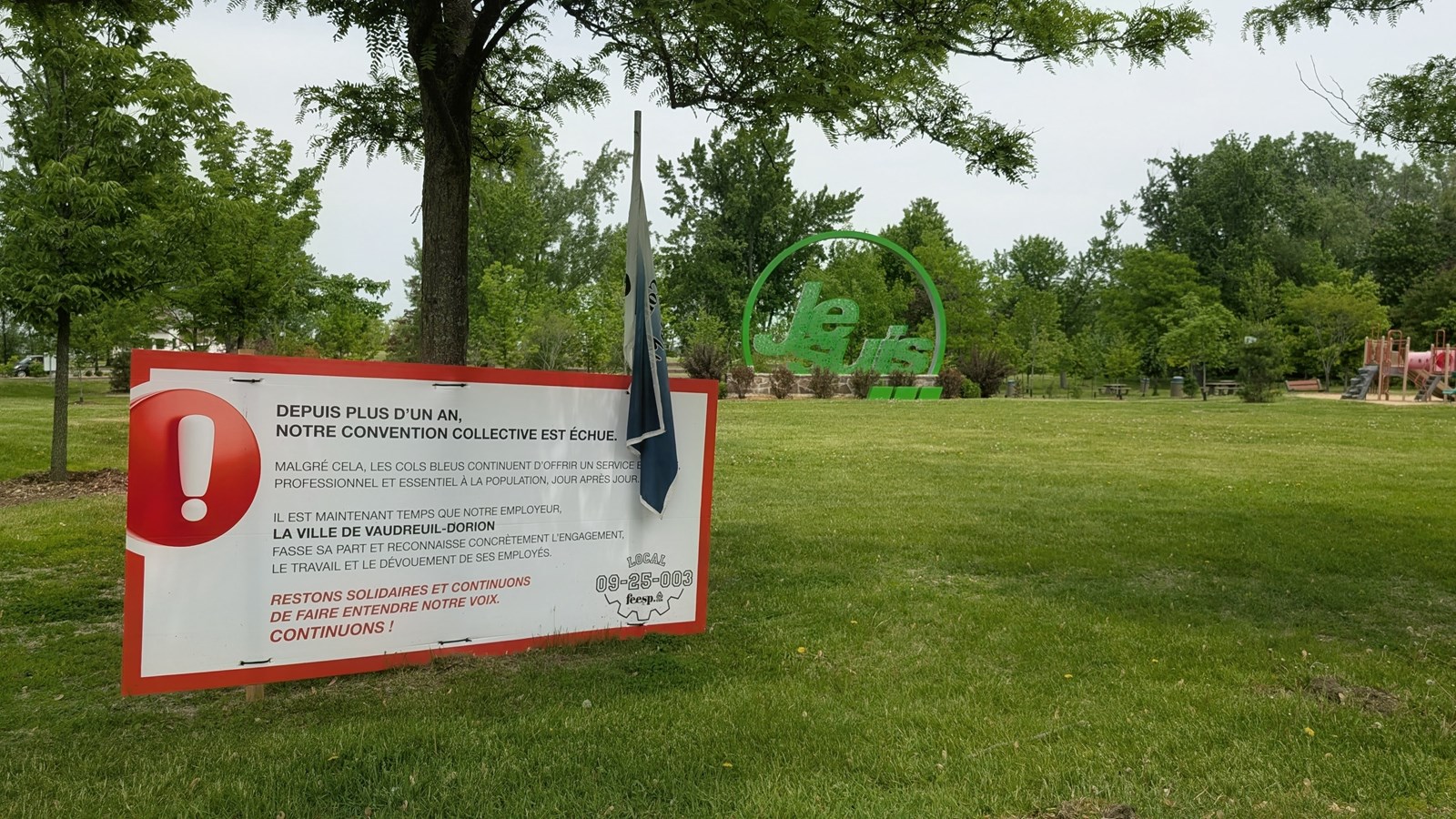 Vaudreuil-Dorion: au tour des bleus de se doter d'un mandat de grève