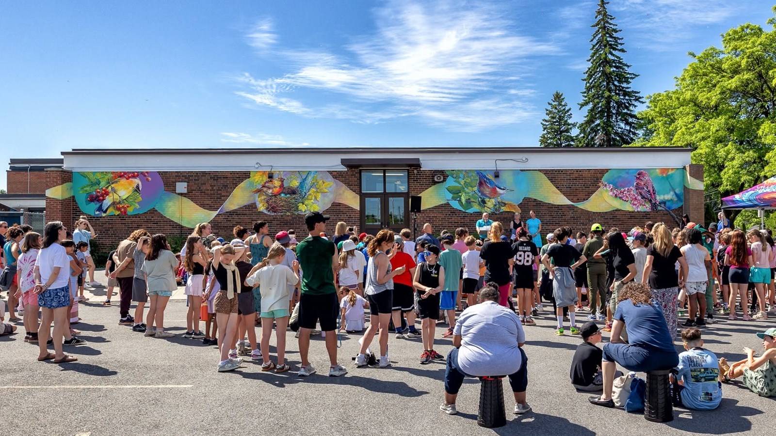 Une nouvelle murale pour l'école Edgewater à Pincourt