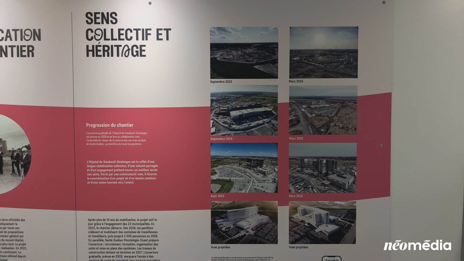 Le futur hôpital de Vaudreuil-Soulanges au coeur d'une exposition