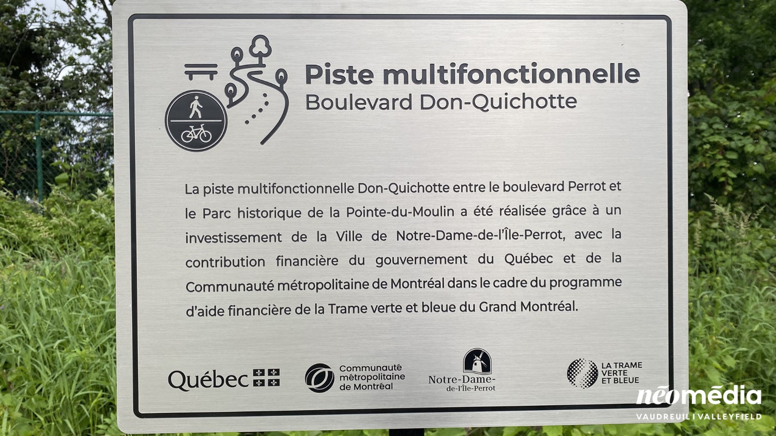 Inauguration de la piste cyclable Don-Quichotte