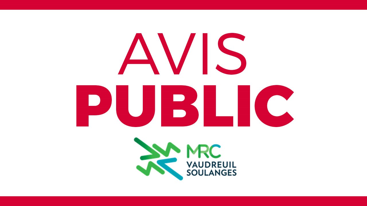 Avis public : Entreprise pour les travaux d’entretien du cours d’eau Delvan