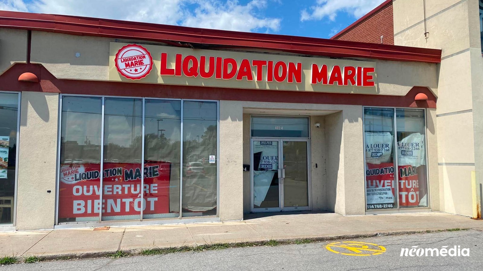 Moins d'un mois avant l'ouverture du Liquidation Marie de Vaudreuil-Dorion
