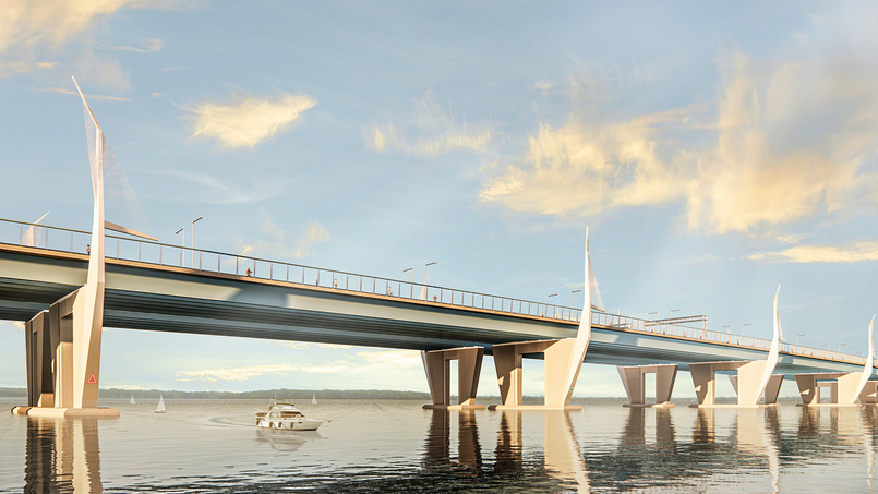 Pont de l'île-aux-Tourtes: un chantier qui progresse bien