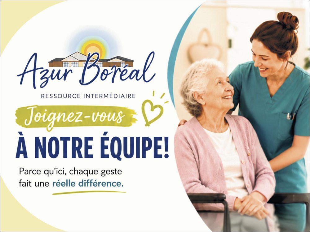 Azur Boréal recrute des préposé(e)s aux bénéficiaires