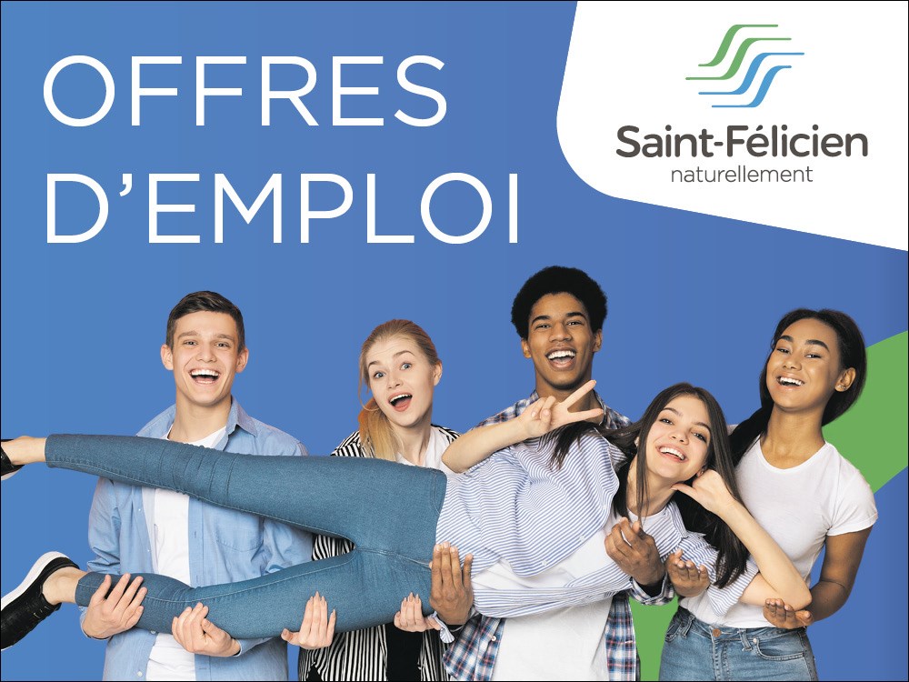 Ville de Saint-Félicien recherche des candidatures pour plusieurs postes étudiants