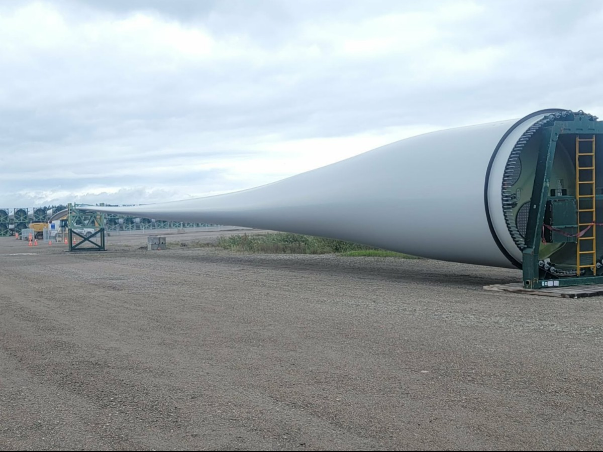 Le Port de Grande-Anse devient un entrepôt géant pour un projets éoliens