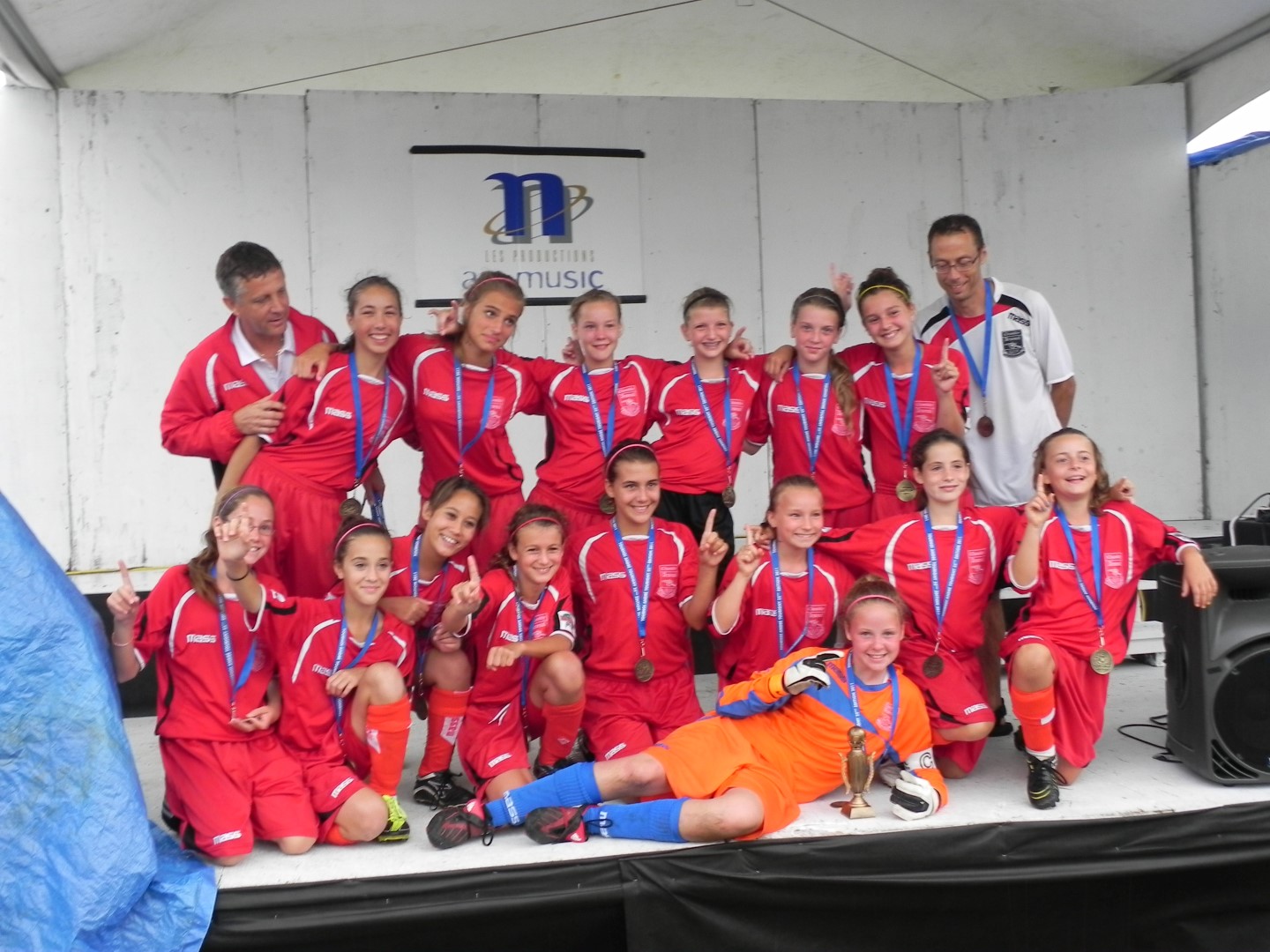 Arsenal U12 féminin remporte le tournoi de La Prairie