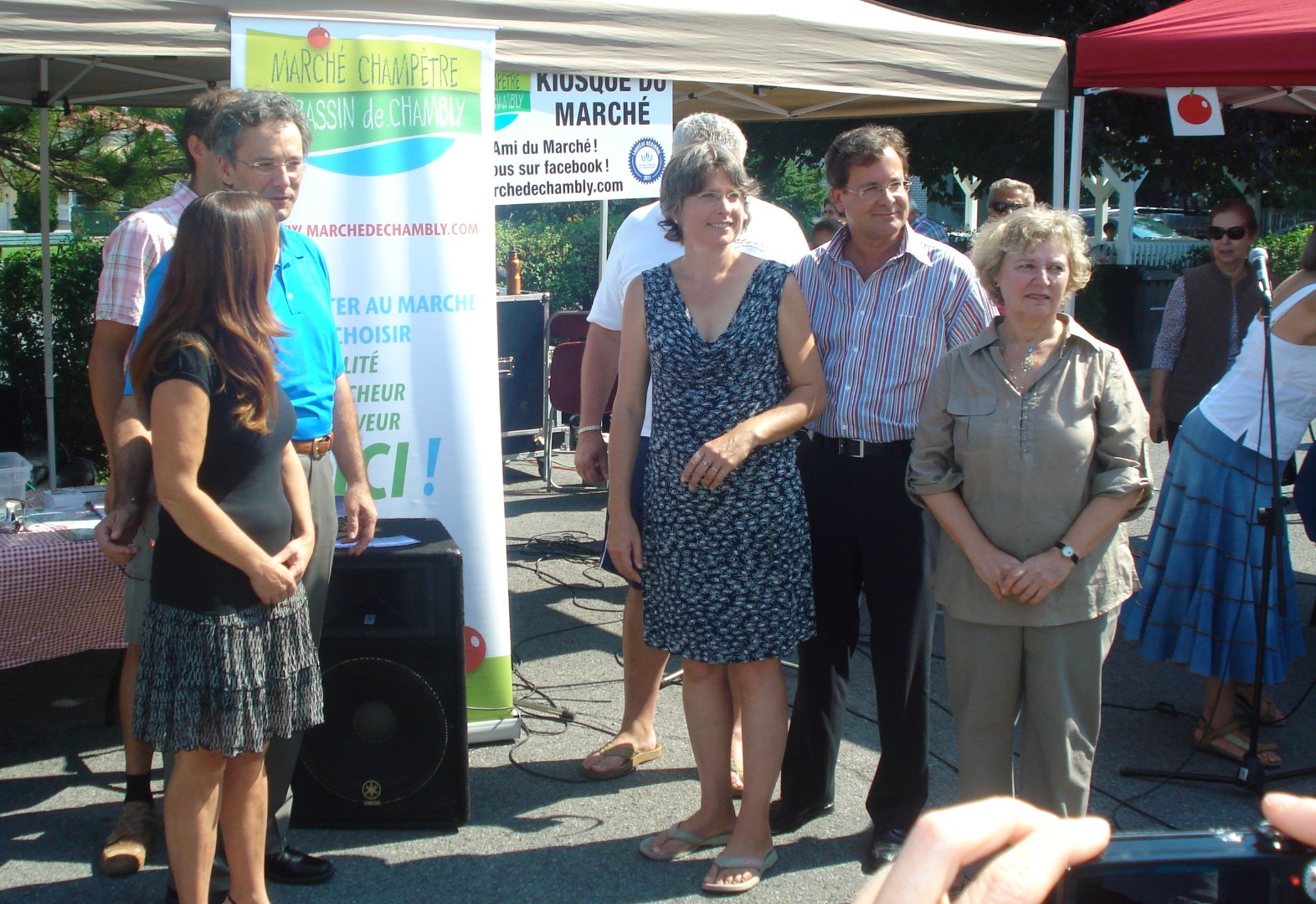 C'était la fête au marché public