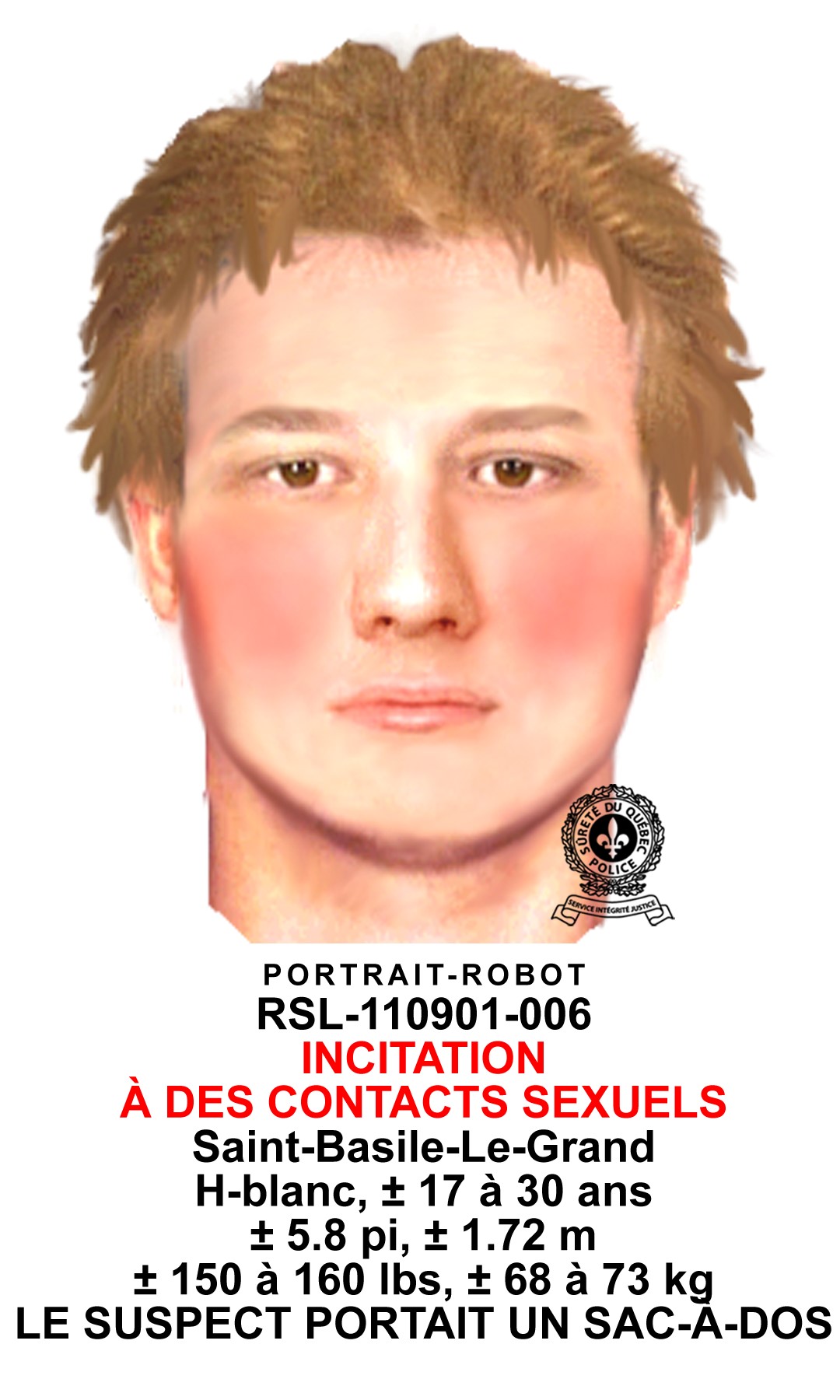 Exibitionniste recherché