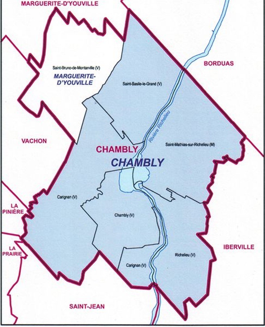 Le nouveau comté de Chambly