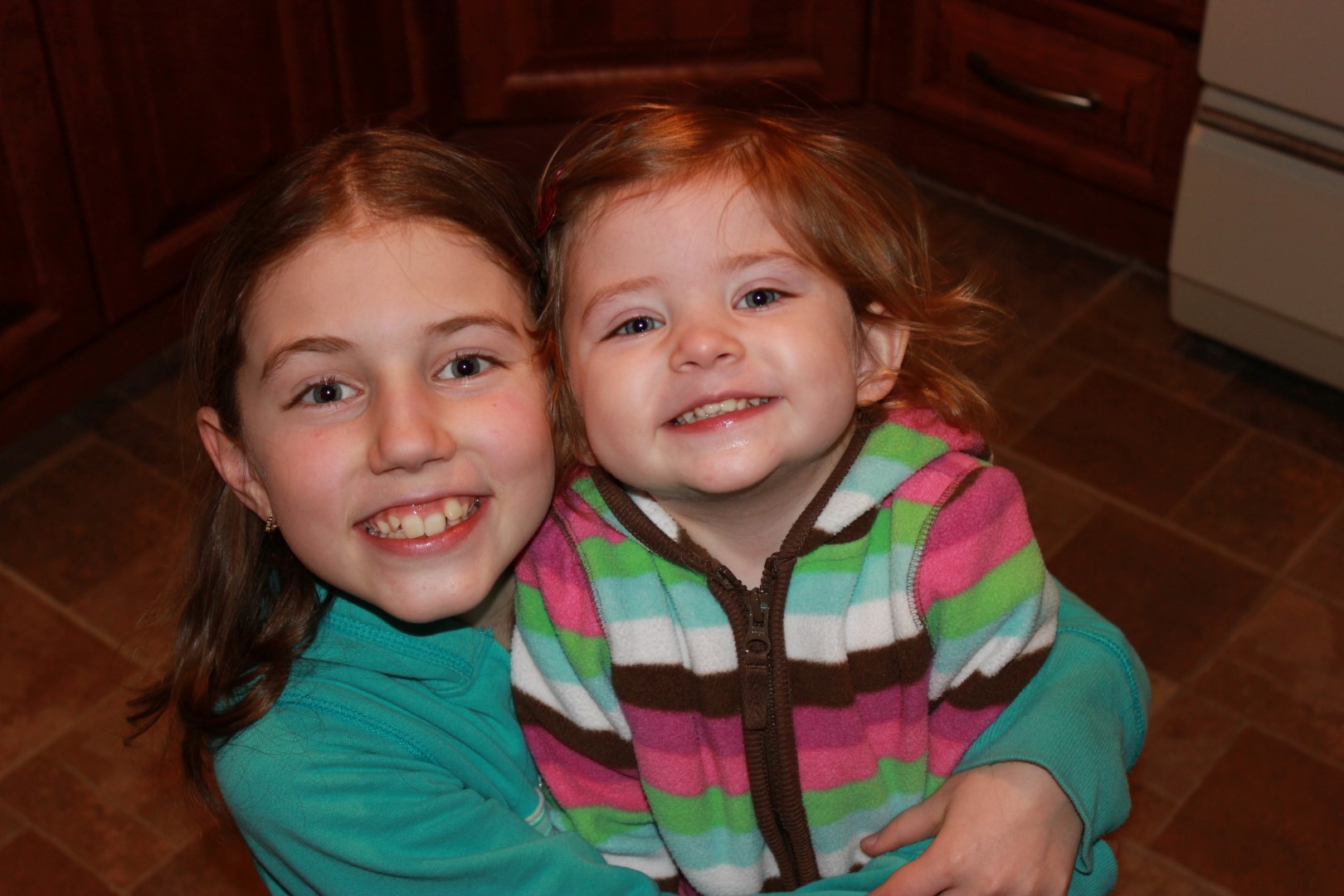 Lilly-Ann (2 ans) et Christine Conway (9 ans), Richelieu