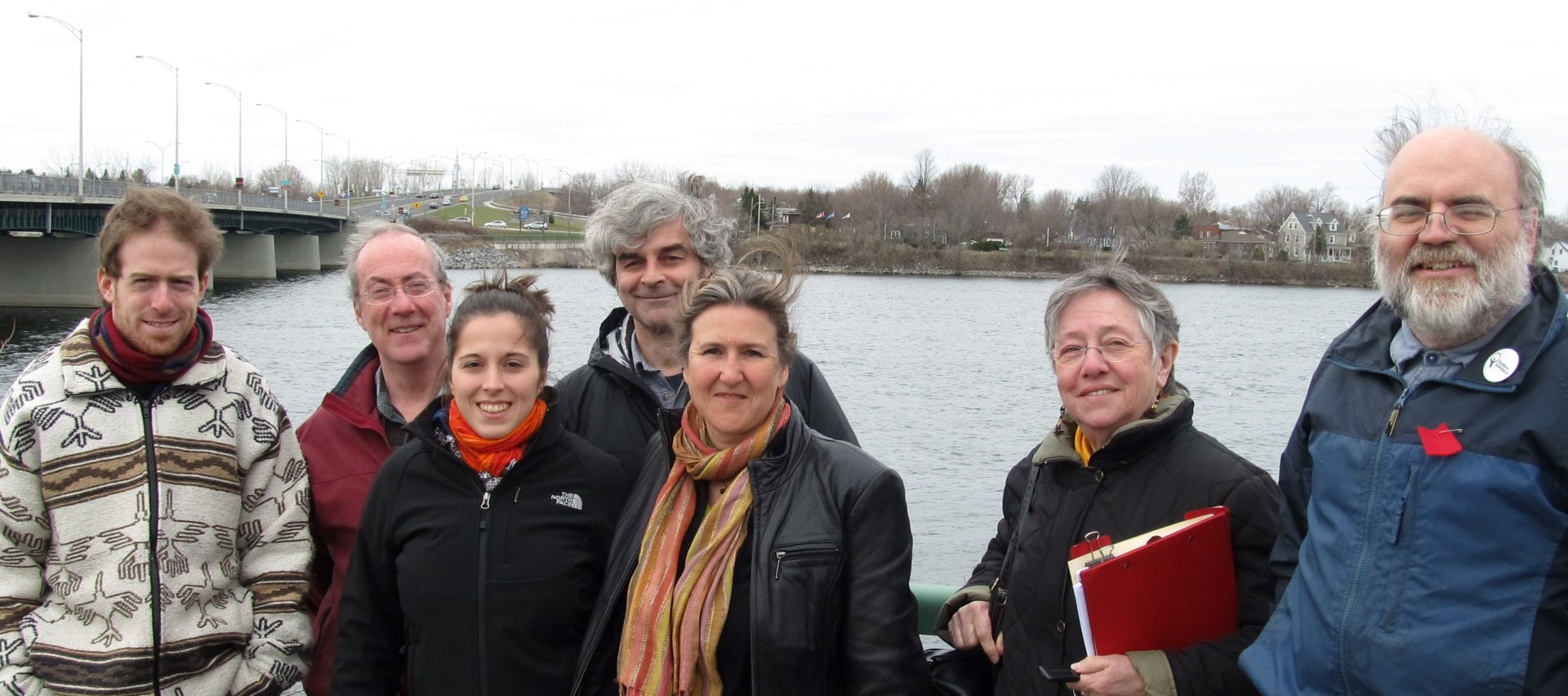 Quelques membres de l'équipe de Québec Solidaire de Chambly
