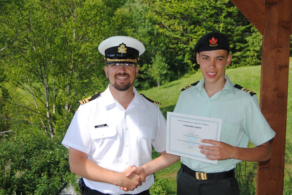 Un Chamblyen devient commandant adjoint de camp à 15 ans pour une journée