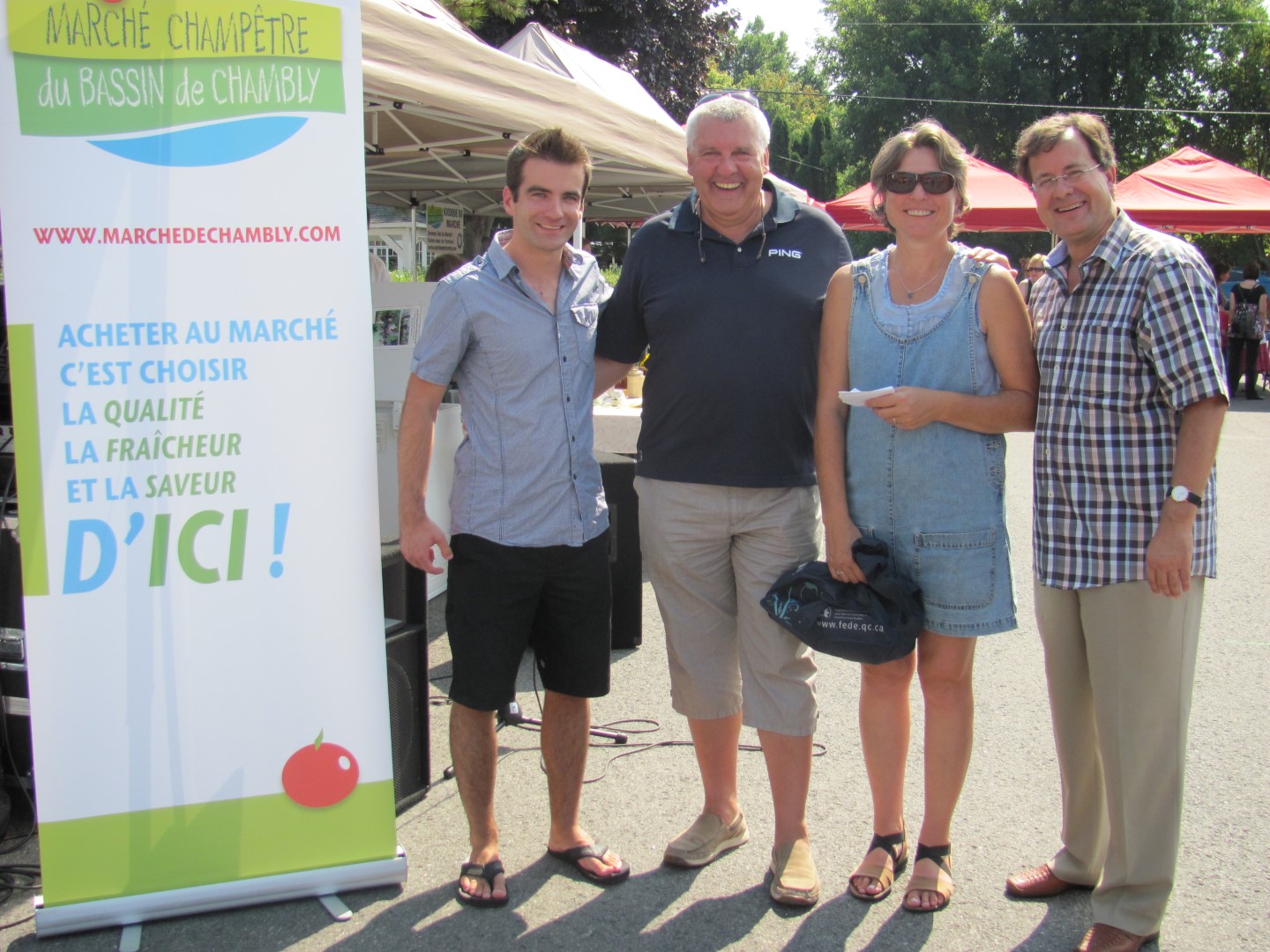 Visite au marché